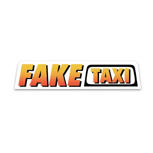 Fake taxi Reflective Sticker