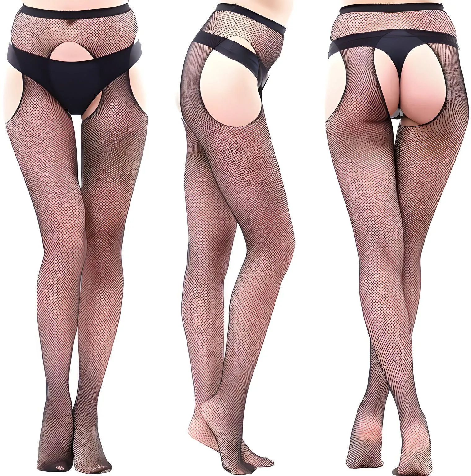 Fishnet Garter Belt Stocking Suspender Pantyhose Tights Thigh High Summer Sexy Hot