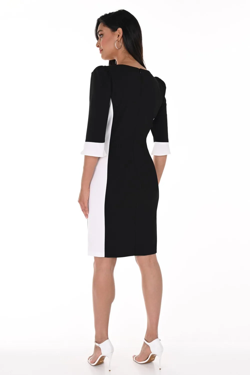 Frank Lyman Dress 246124 Black/Off White