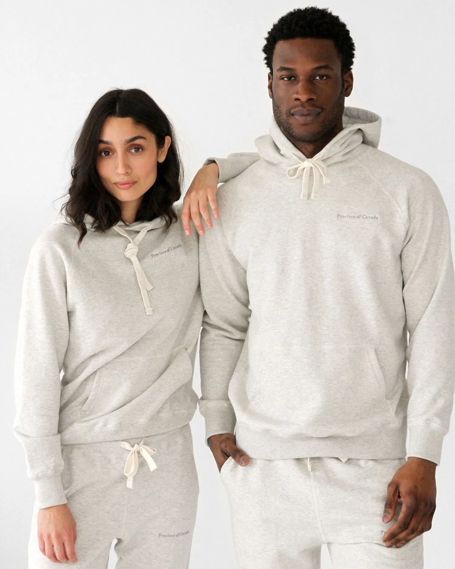 French Terry Hoodie Eggshell - Unisex