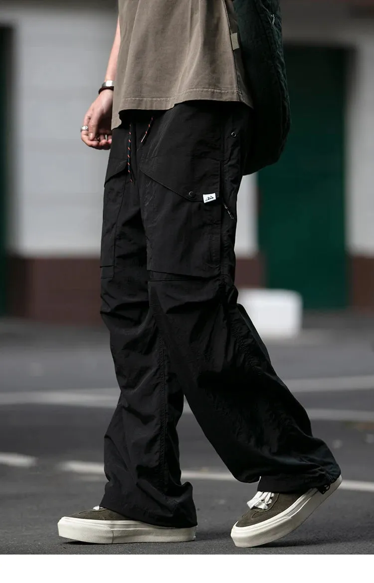 Functional Ripstop Wide Cargo Pants