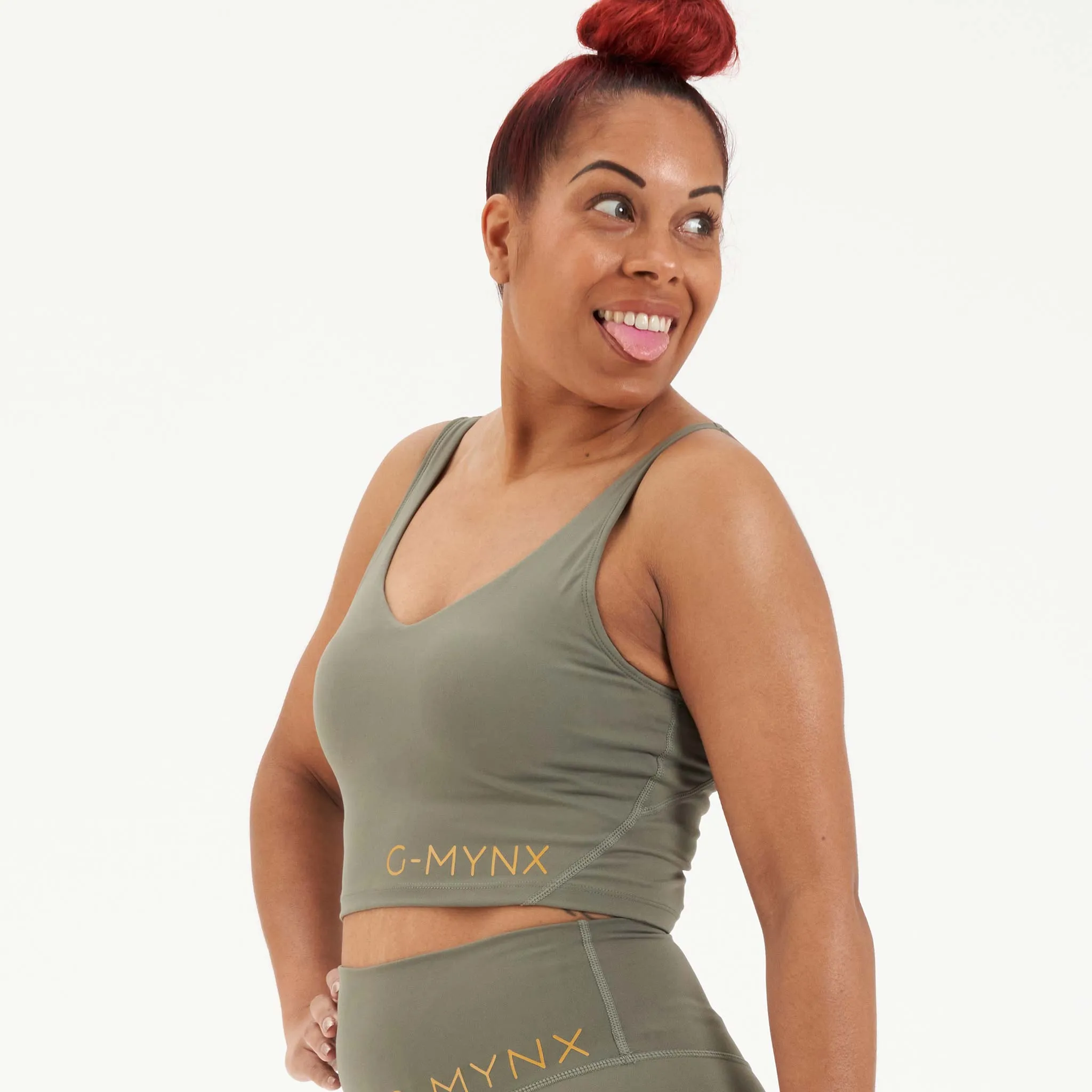 G-Mynx Signature Bra Tops (Kalm Khaki)