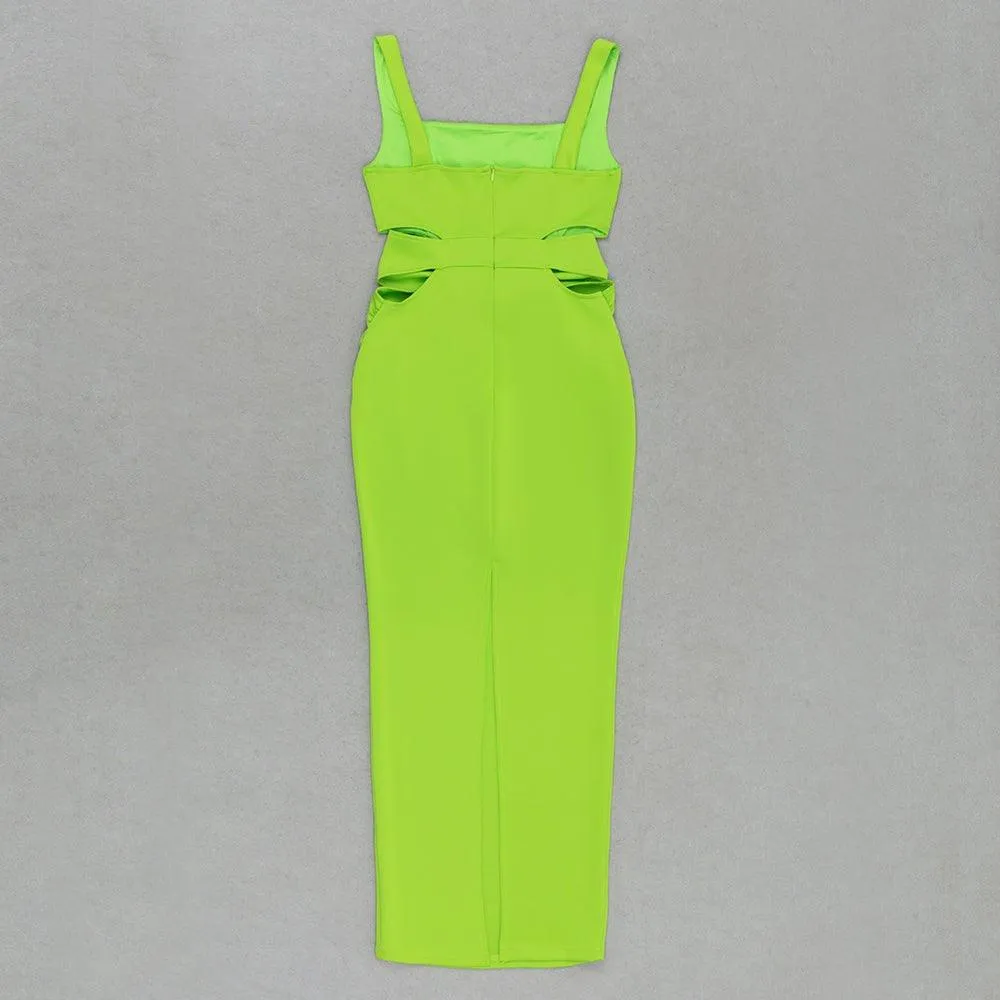 GFIT® Strappy Sleeveless Diamente Embellished Maxi Bodycon Dress