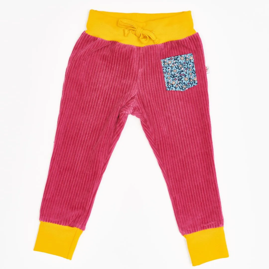 Girls sweatpants "Cordnicki Elder | Missy Flower" - 100% organic cotton