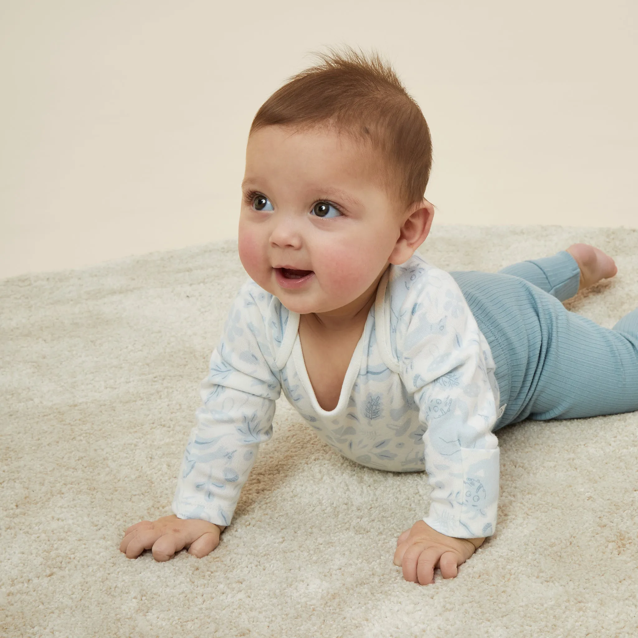 Gruffalo Dragonfly Blue Bodysuit & Ribbed Joggers Outfit