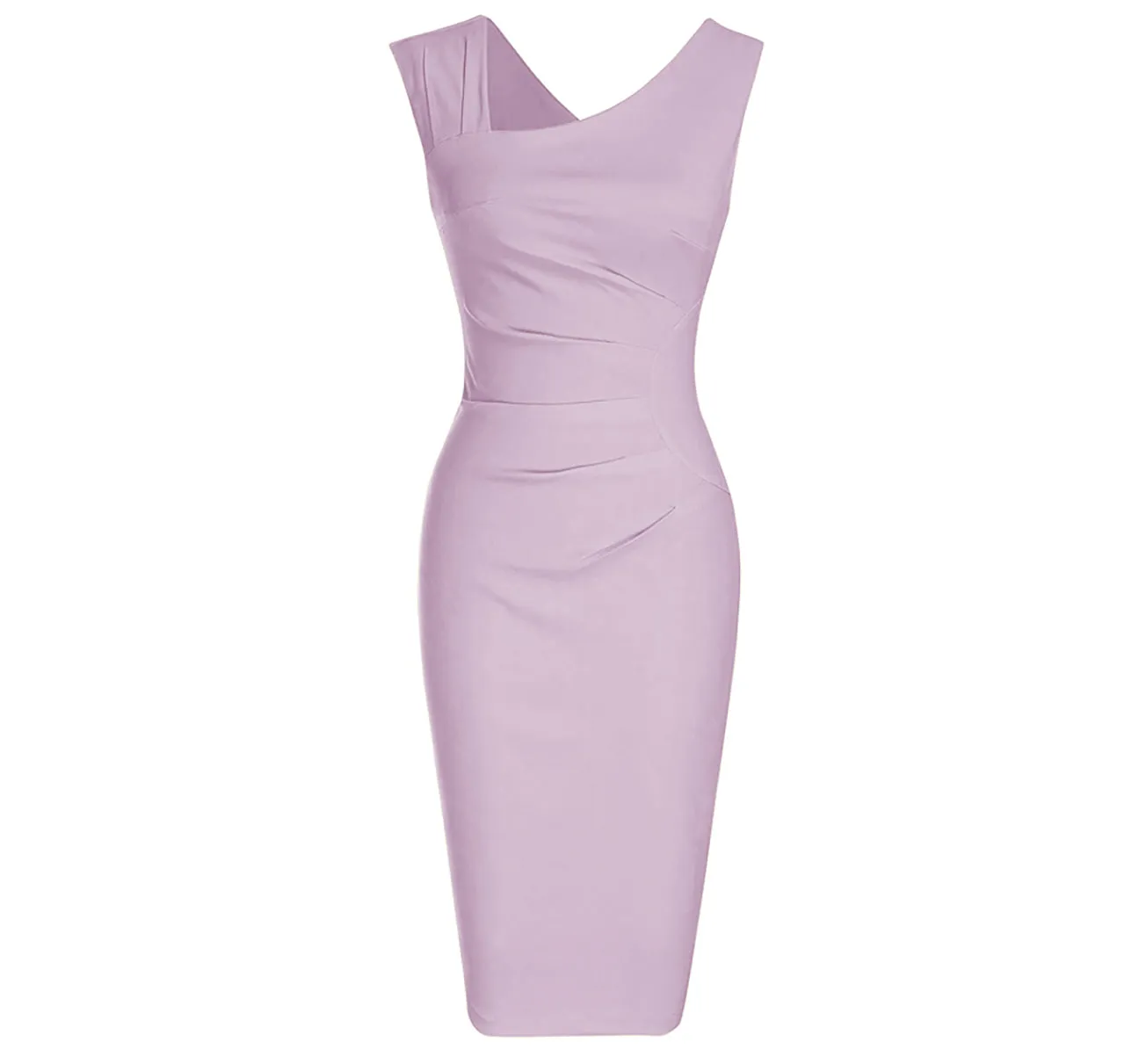 Haute Edition Women's Ruched Shoulder Bodycon Sheath Dress