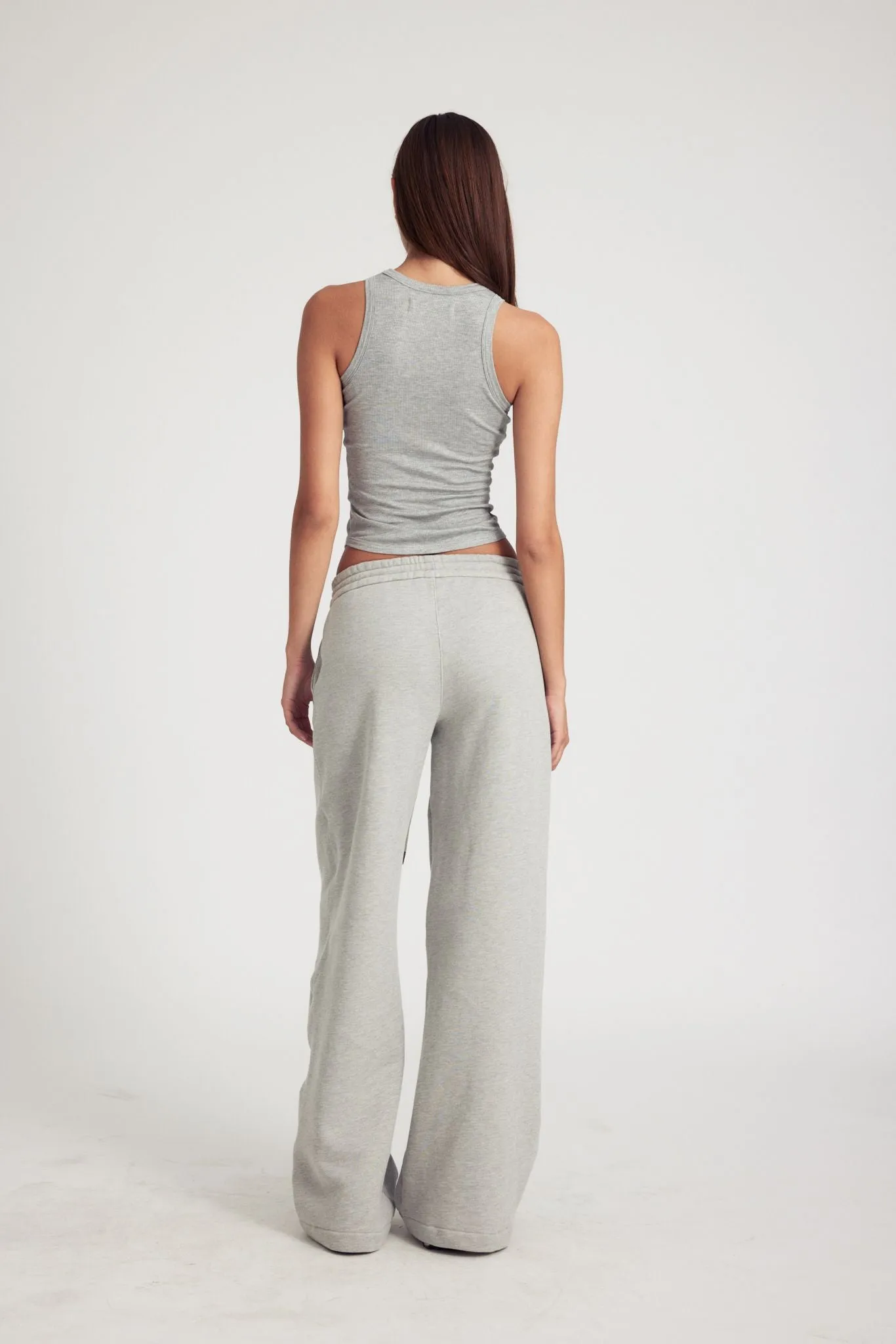 Heather Grey Baggy Athletic Sweatpants