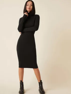 High-neck Bodycon Dress