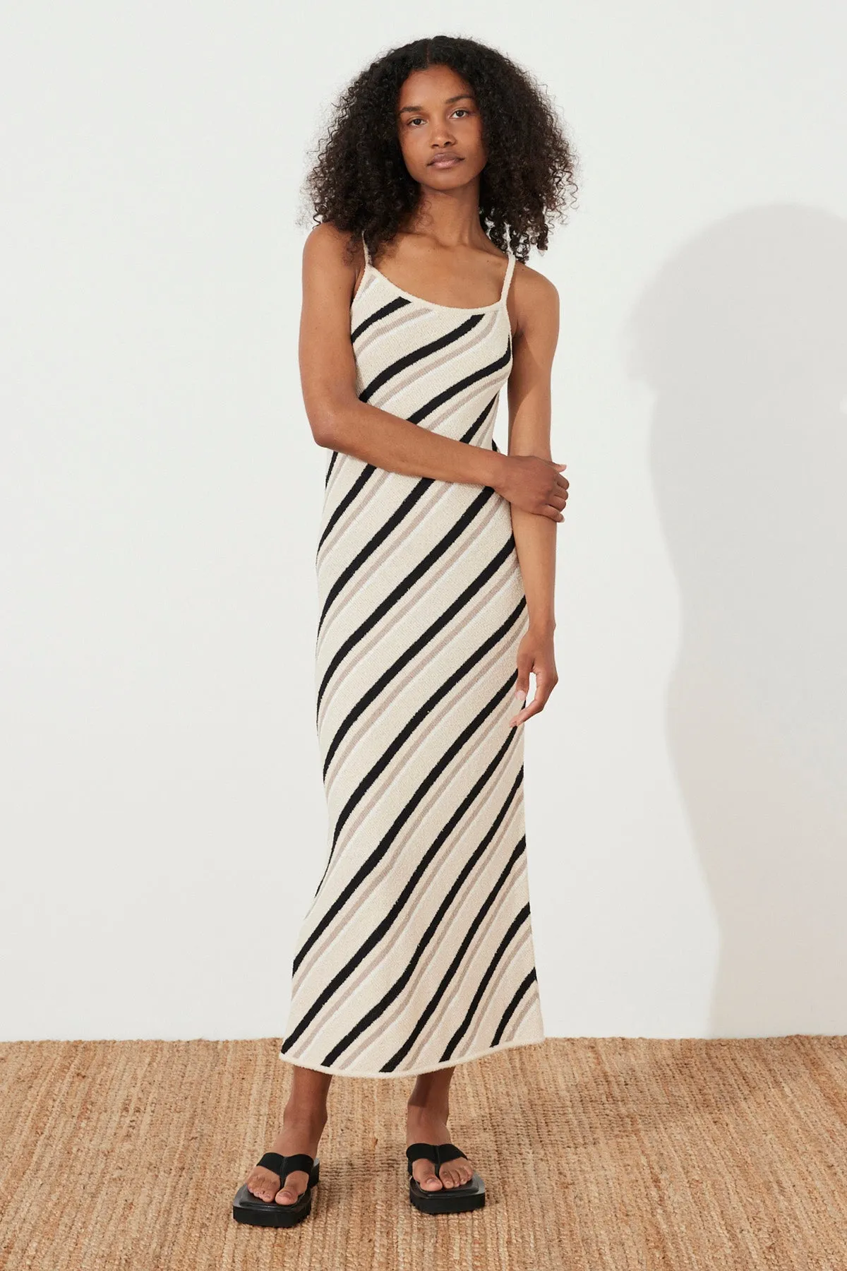 Husk Stripe Knit Dress