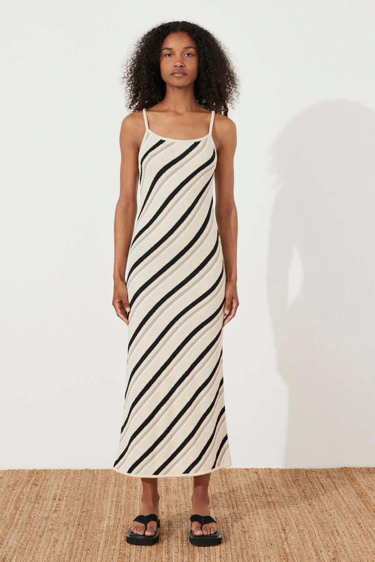 Husk Stripe Knit Dress