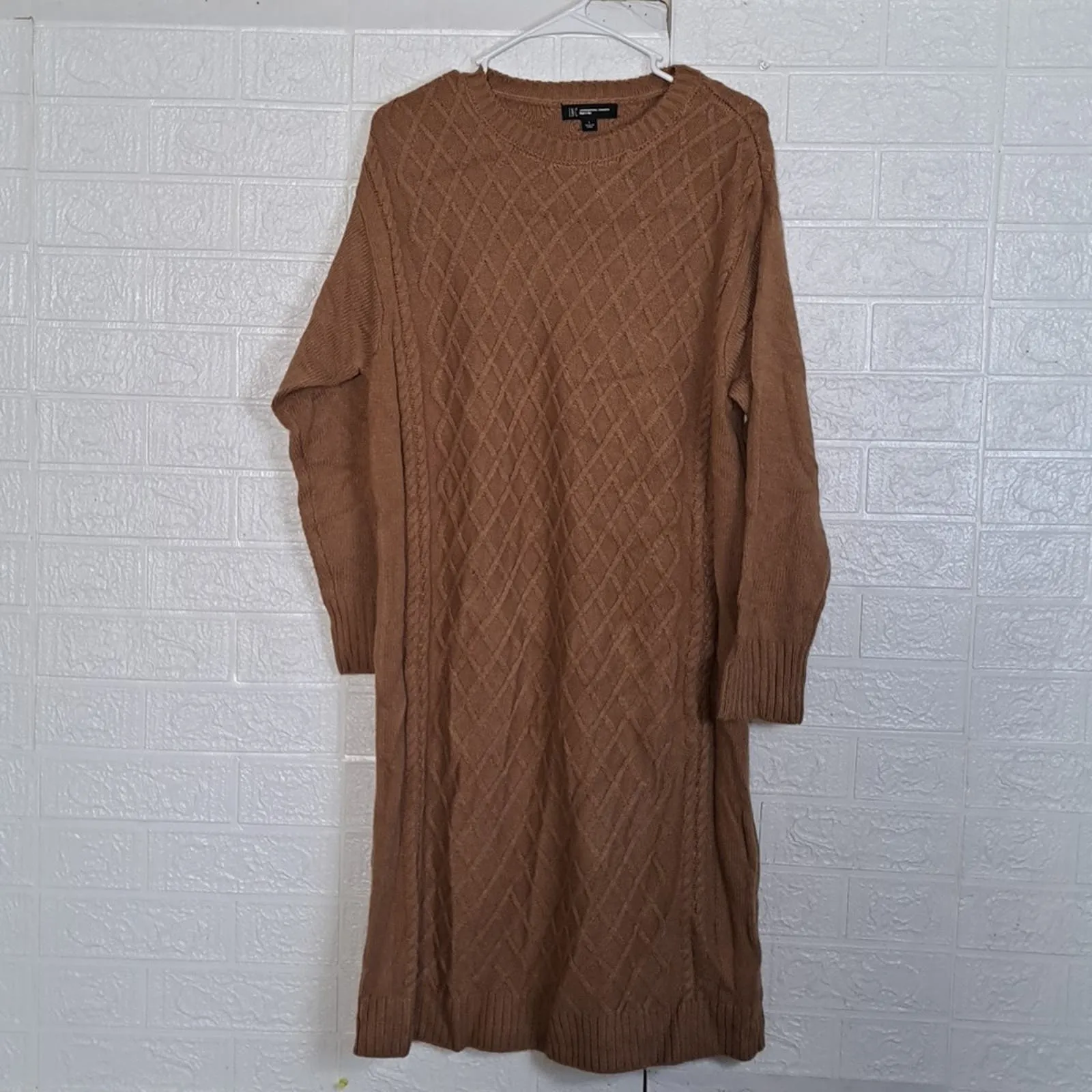 Inc International Concepts VICUNA Cable-Knit Sweater Dress