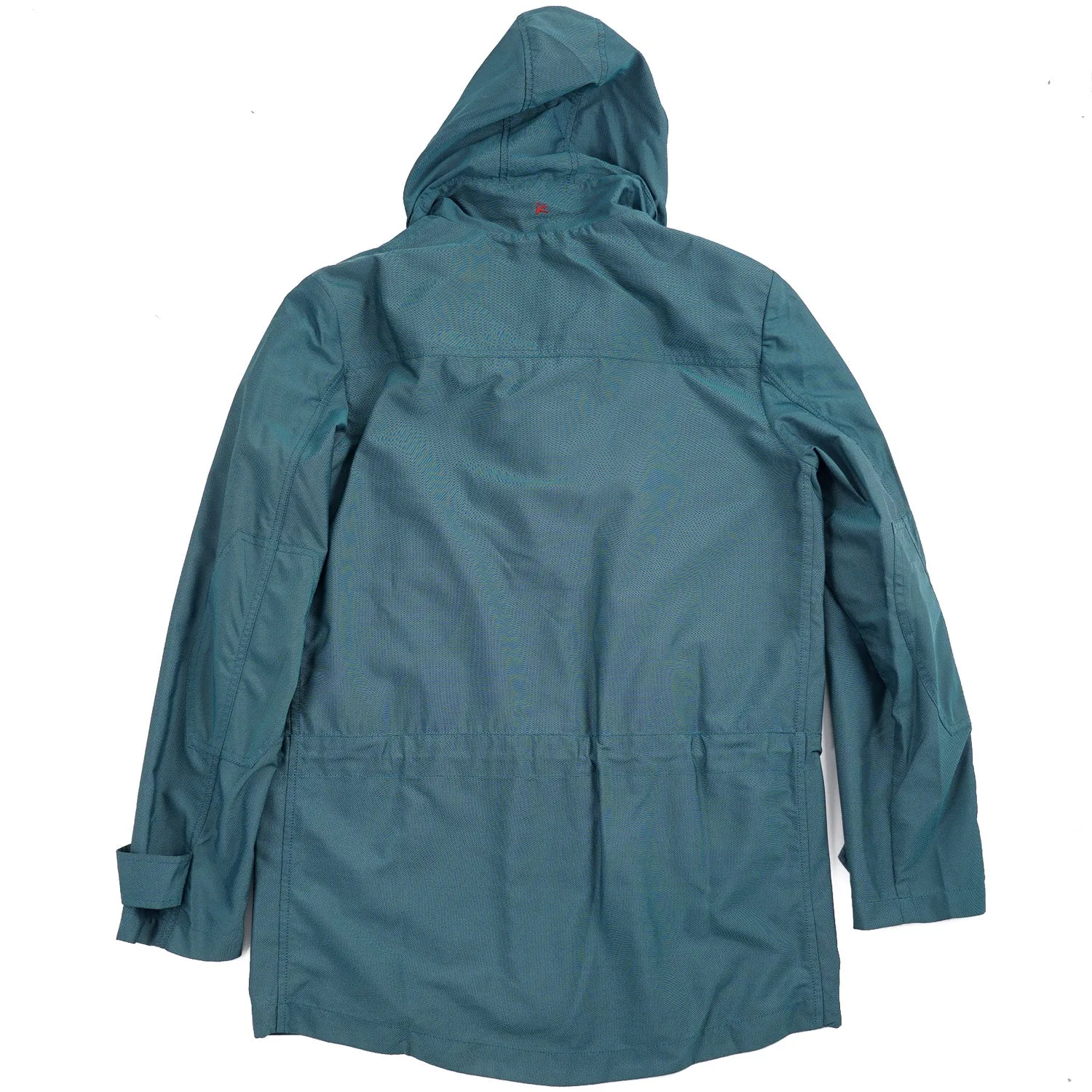 Isaia 'Aqua Canvas' Hooded Parka