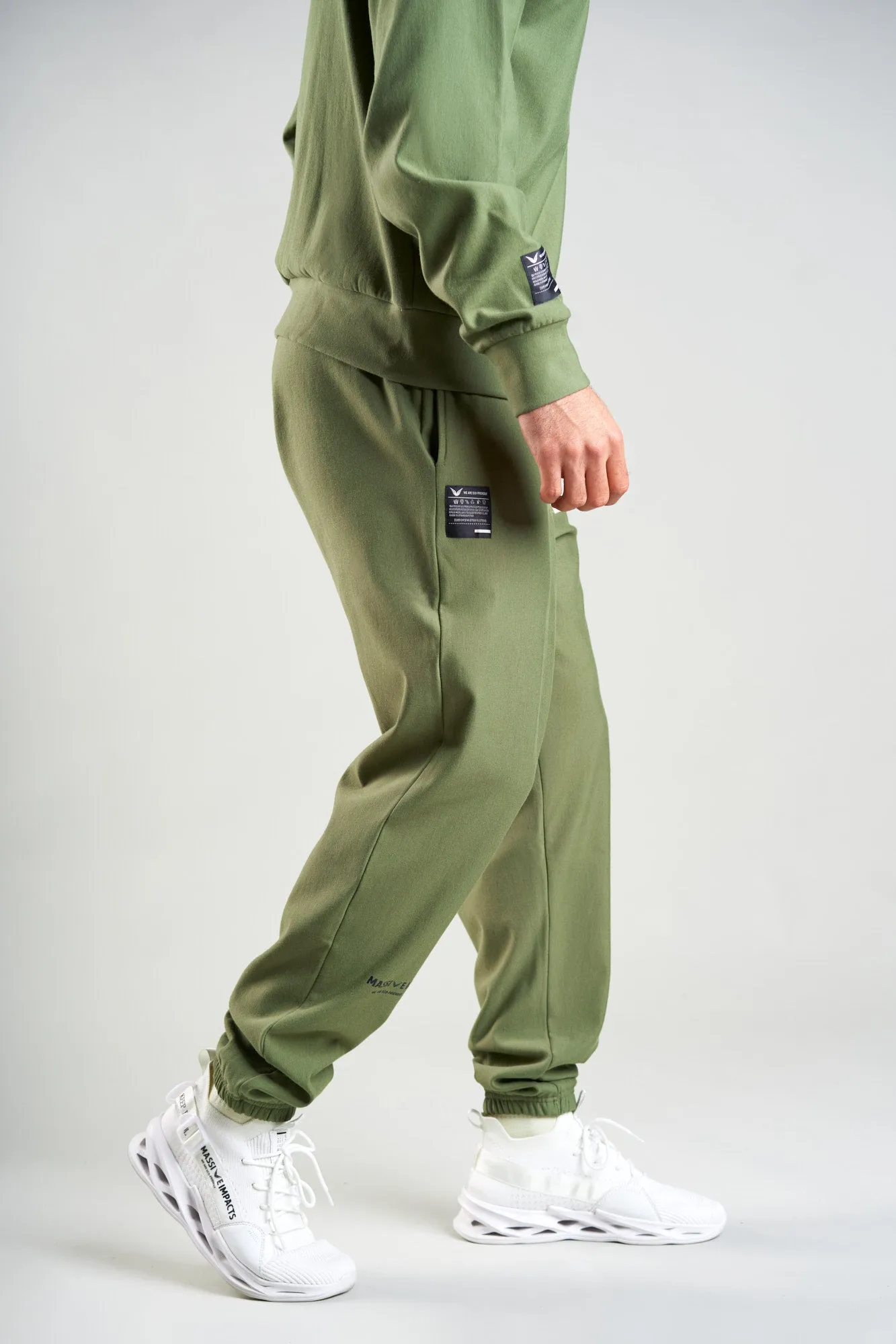 J019MI Organic Cotton & Bamboo Neutral Joggers