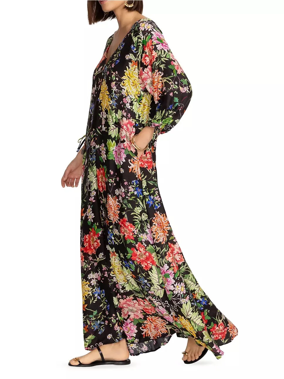 Johnny Was Metalli Notte Max Long Dress