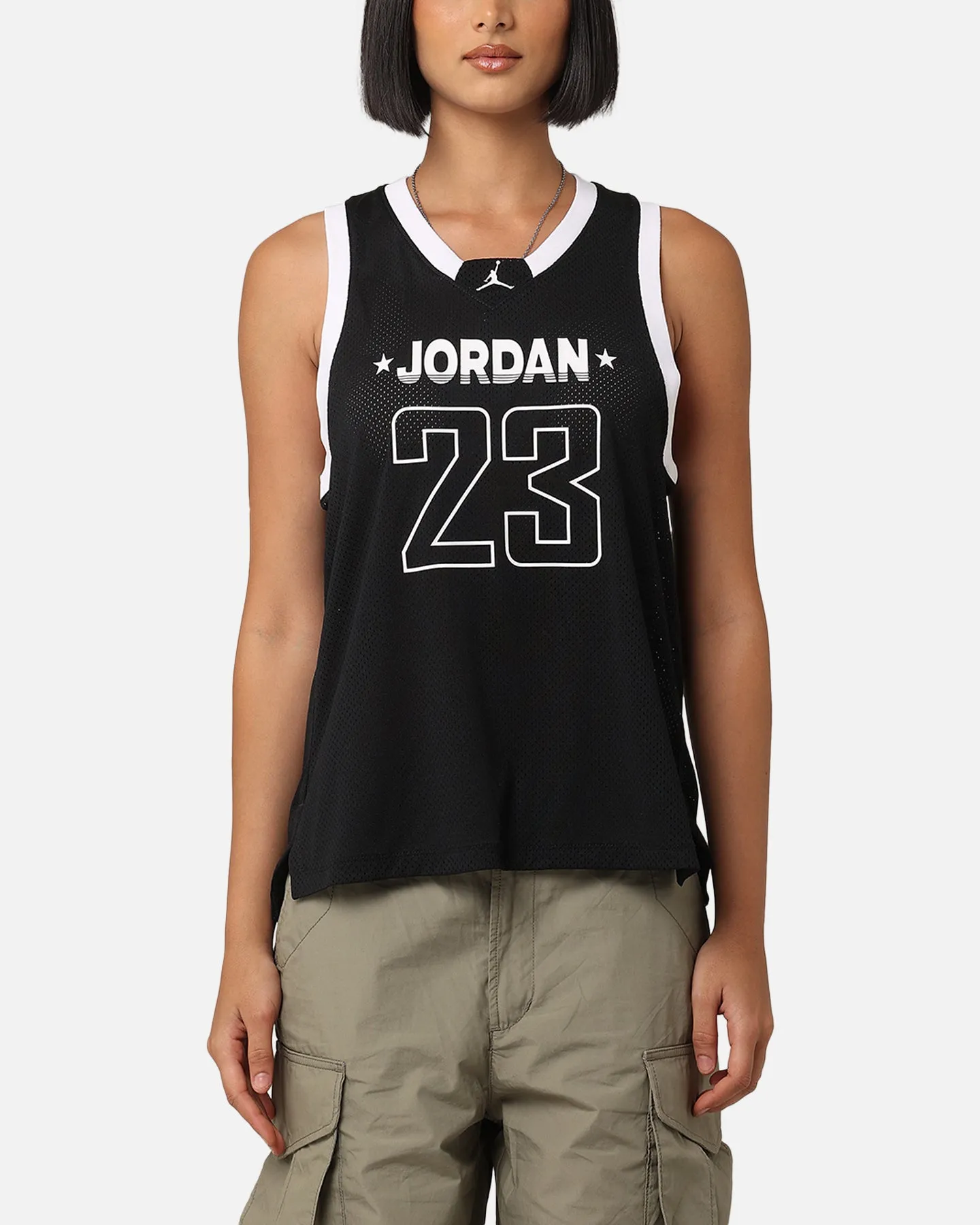 Jordan Women's 23 Jersey Tank Black/White/White