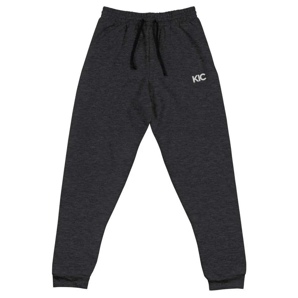 KIC Joggers with Embroidery in Black or Navy