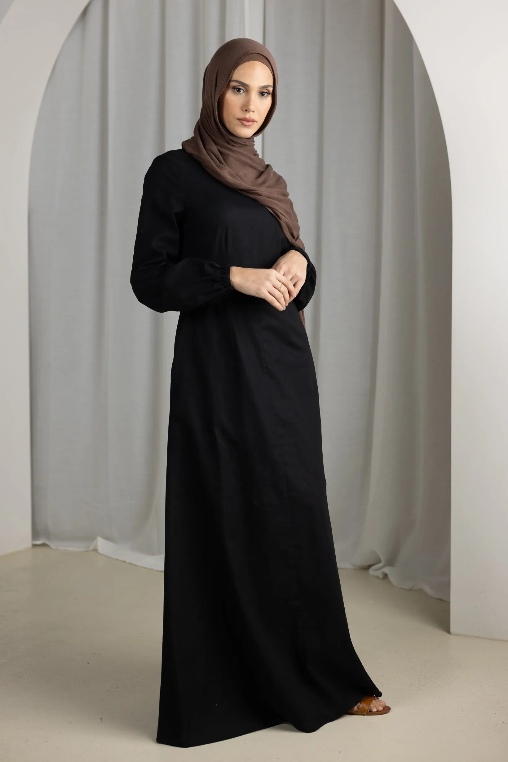 Larisa Linen Maxi Dress