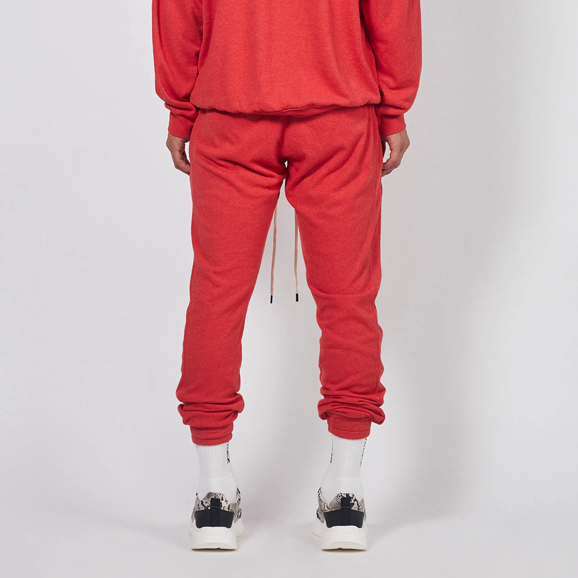 loop terry roaming sweatpants / red heather