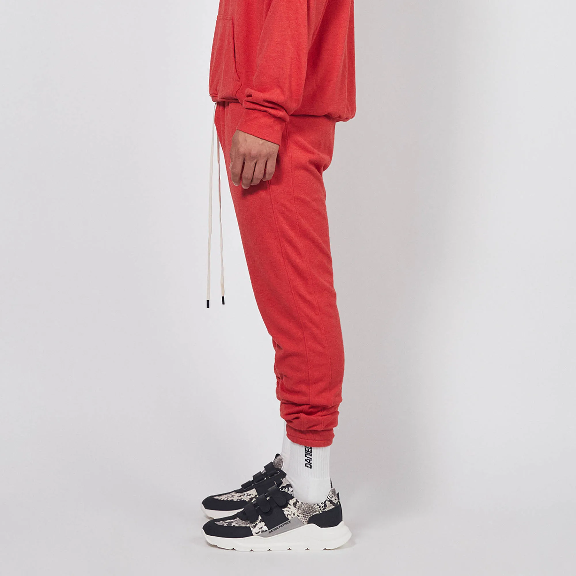 loop terry roaming sweatpants / red heather