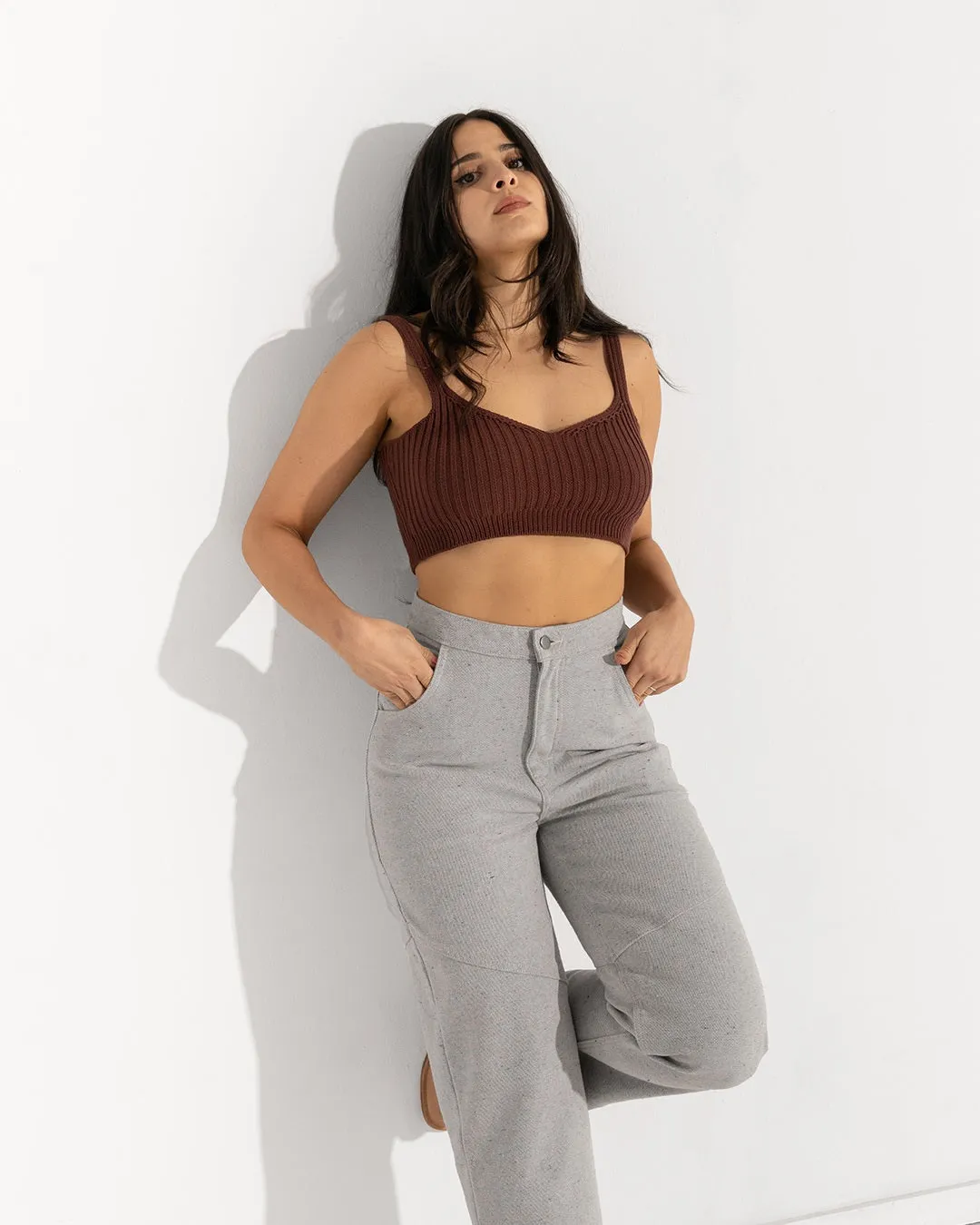 Maroon Knit Bralette | XS-3X | Seconds Sale | Final Sale