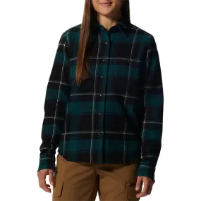 Mountain Hardwear Plusher Long Sleeve Shirt, Dark Green