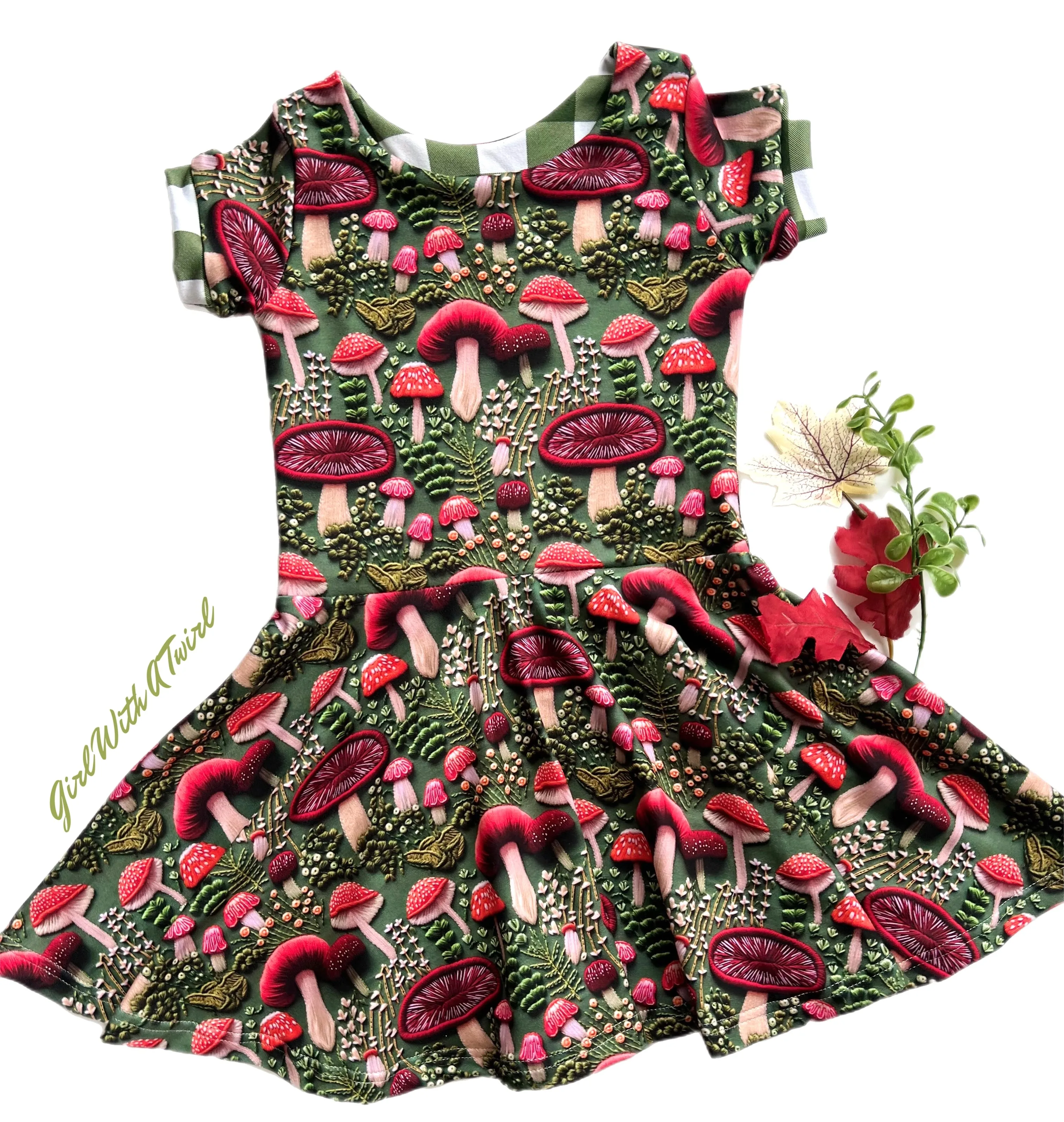 Mushroom Twirl Dress