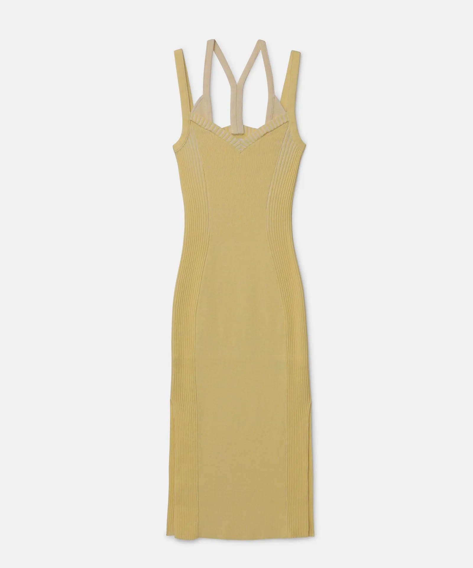 Naia Cashmere Color Plaited Tank Dress