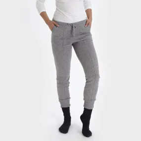 Nora Cashmere Joggers [Light grey]