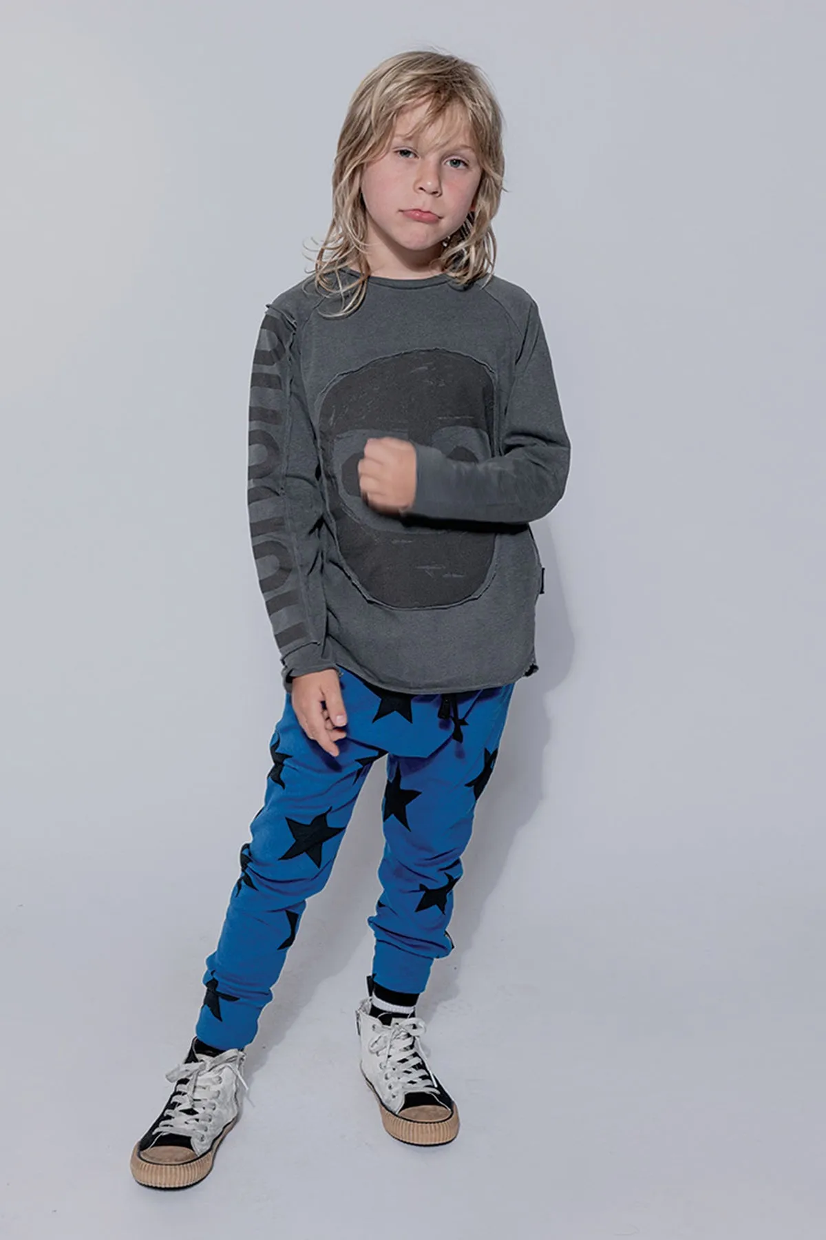 Nununu Light Star Baggy Kids Pants - Blue