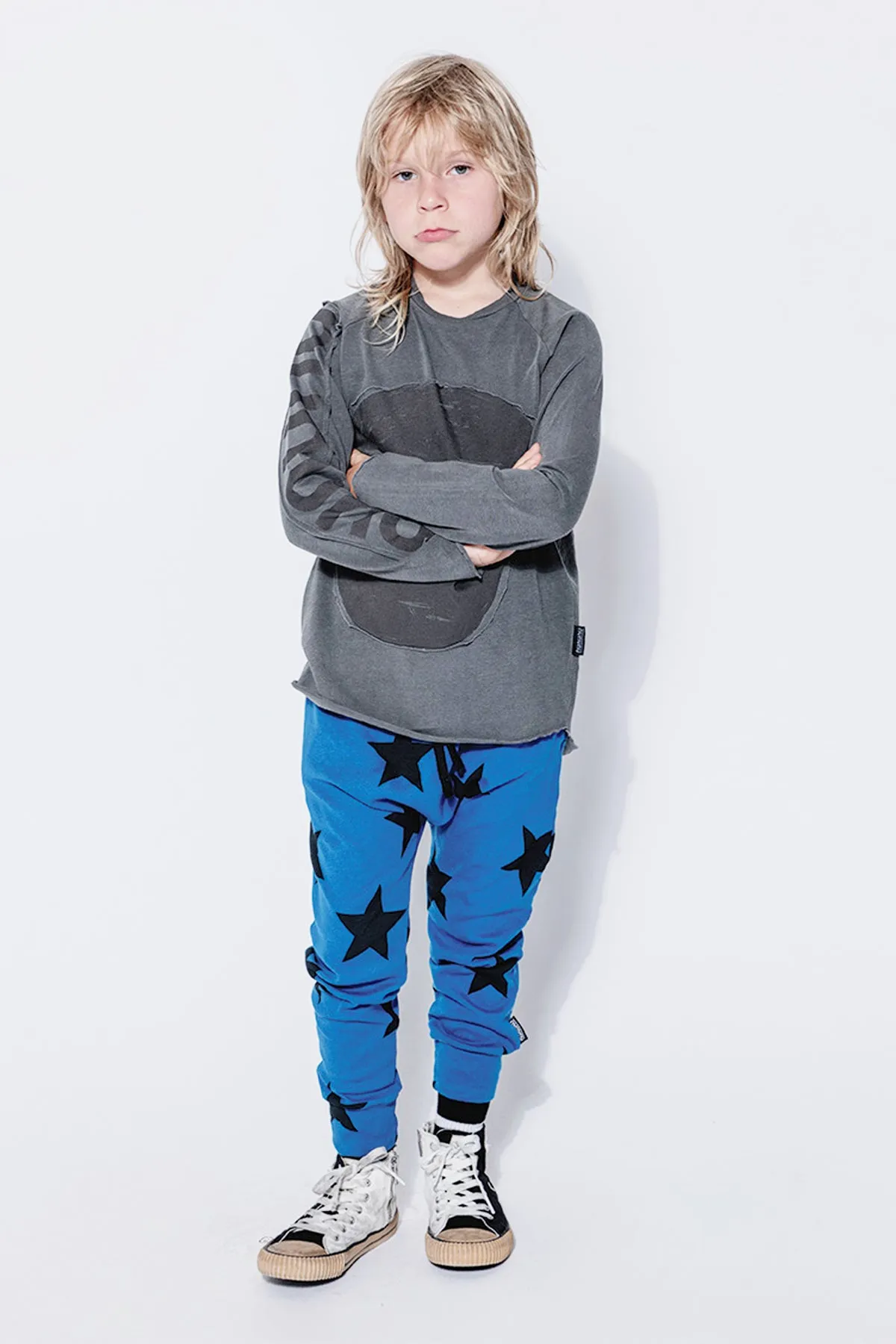 Nununu Light Star Baggy Kids Pants - Blue