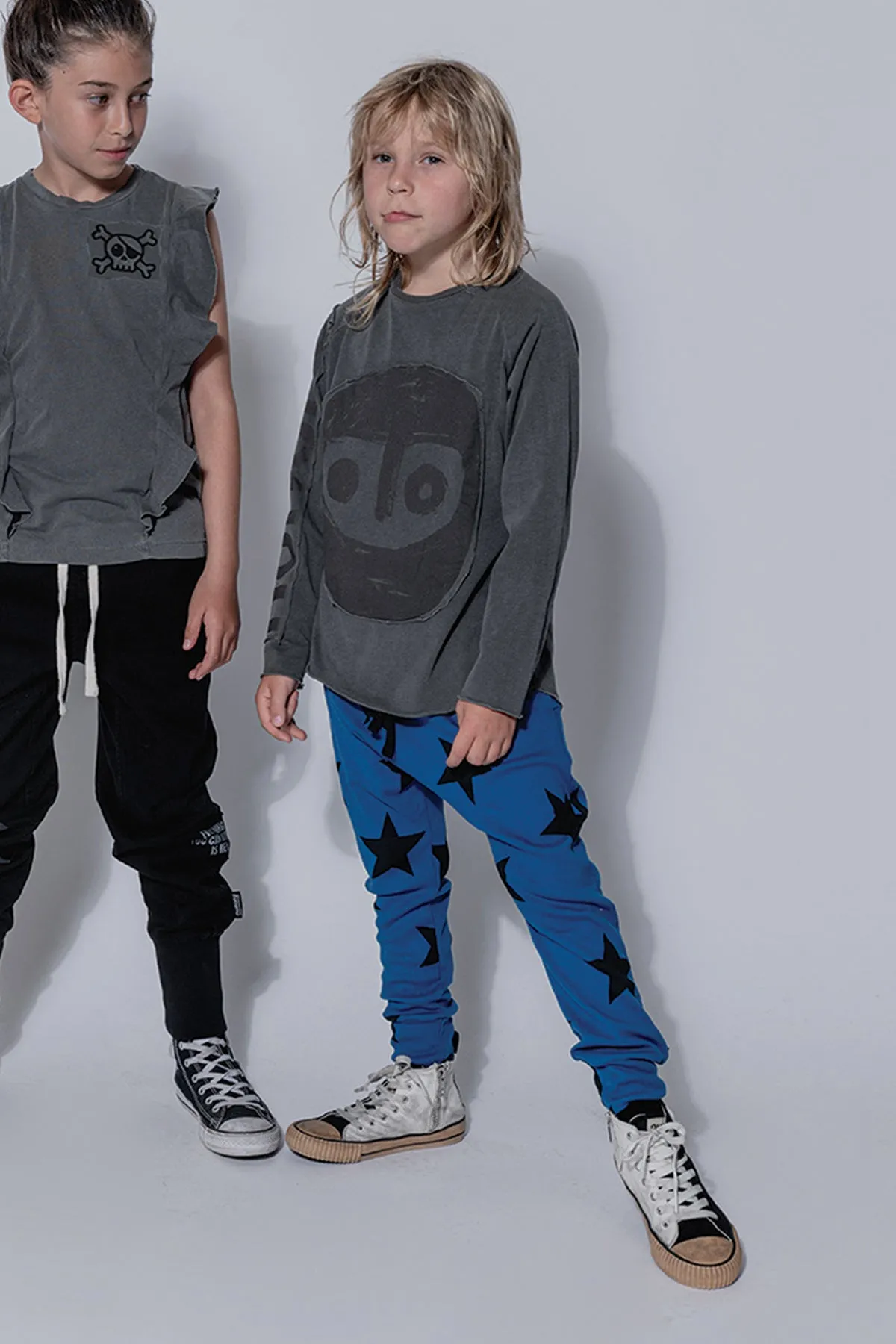 Nununu Light Star Baggy Kids Pants - Blue