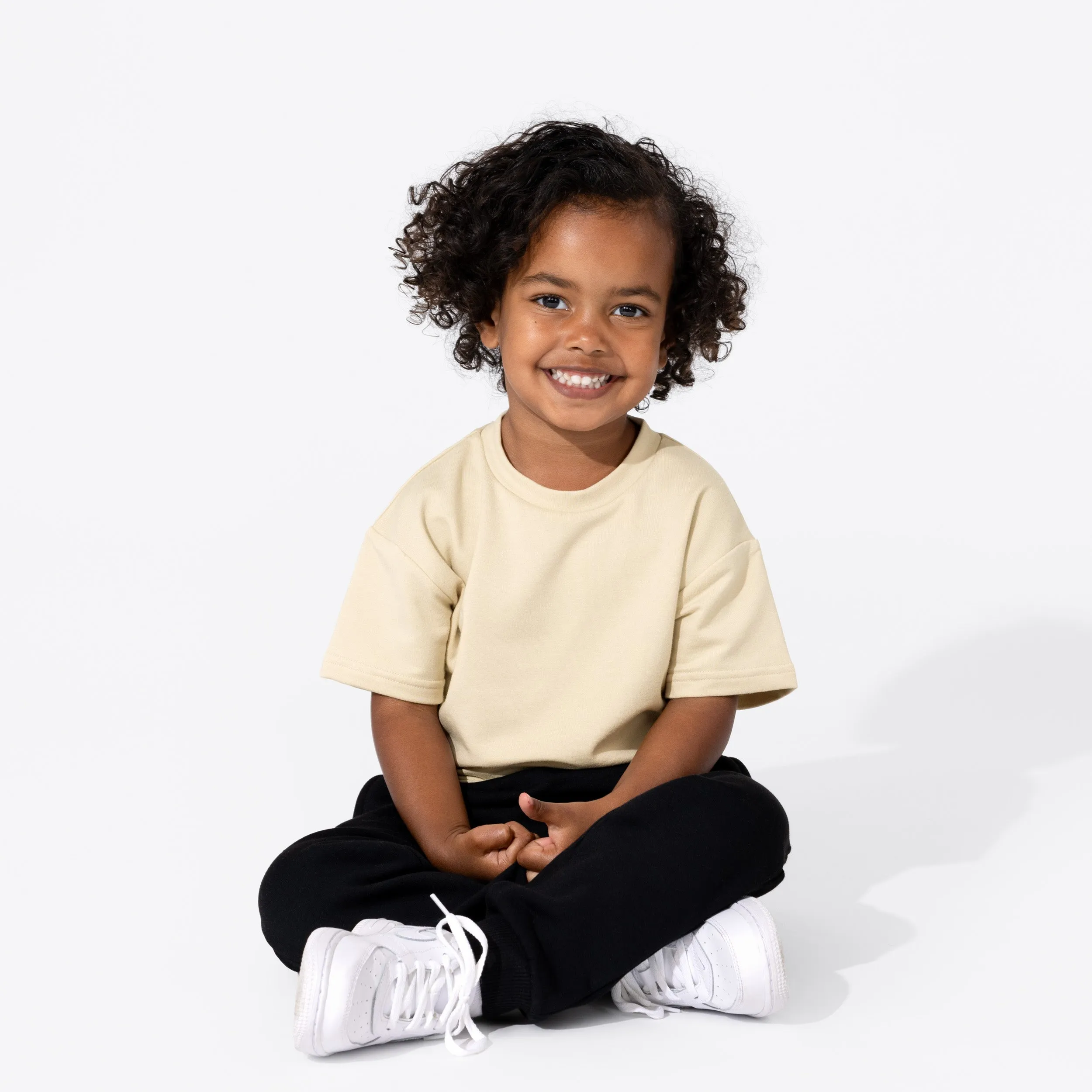 Oat Bamboo Terry Kids Oversized T-Shirt