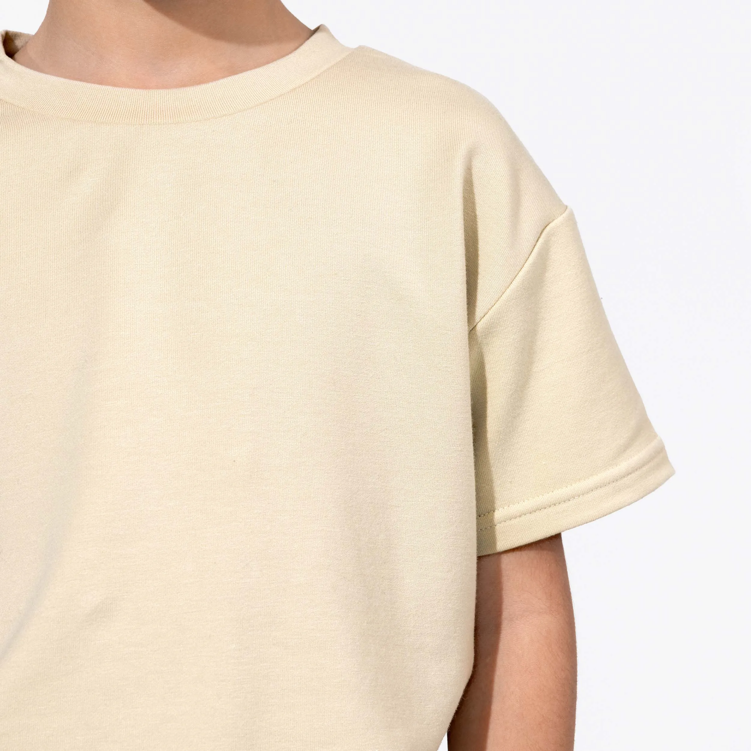 Oat Bamboo Terry Kids Oversized T-Shirt