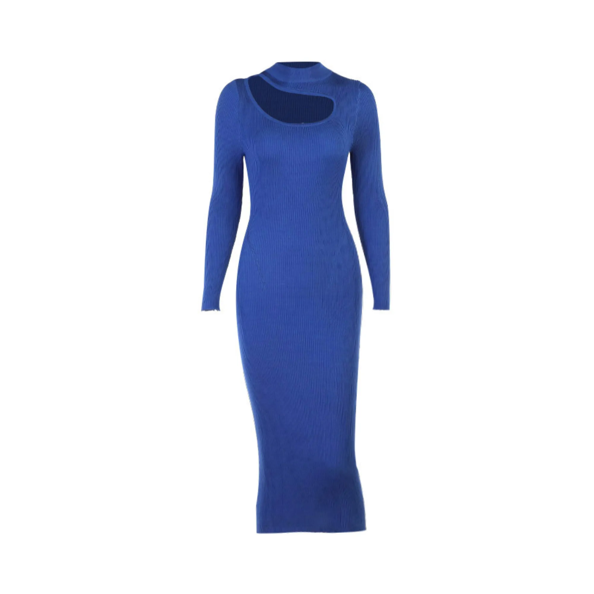 Pre Order:  Hollow Out Ribbed Midi Dress