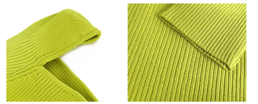 Pre Order:  Lime Hollow out Knitted Dress