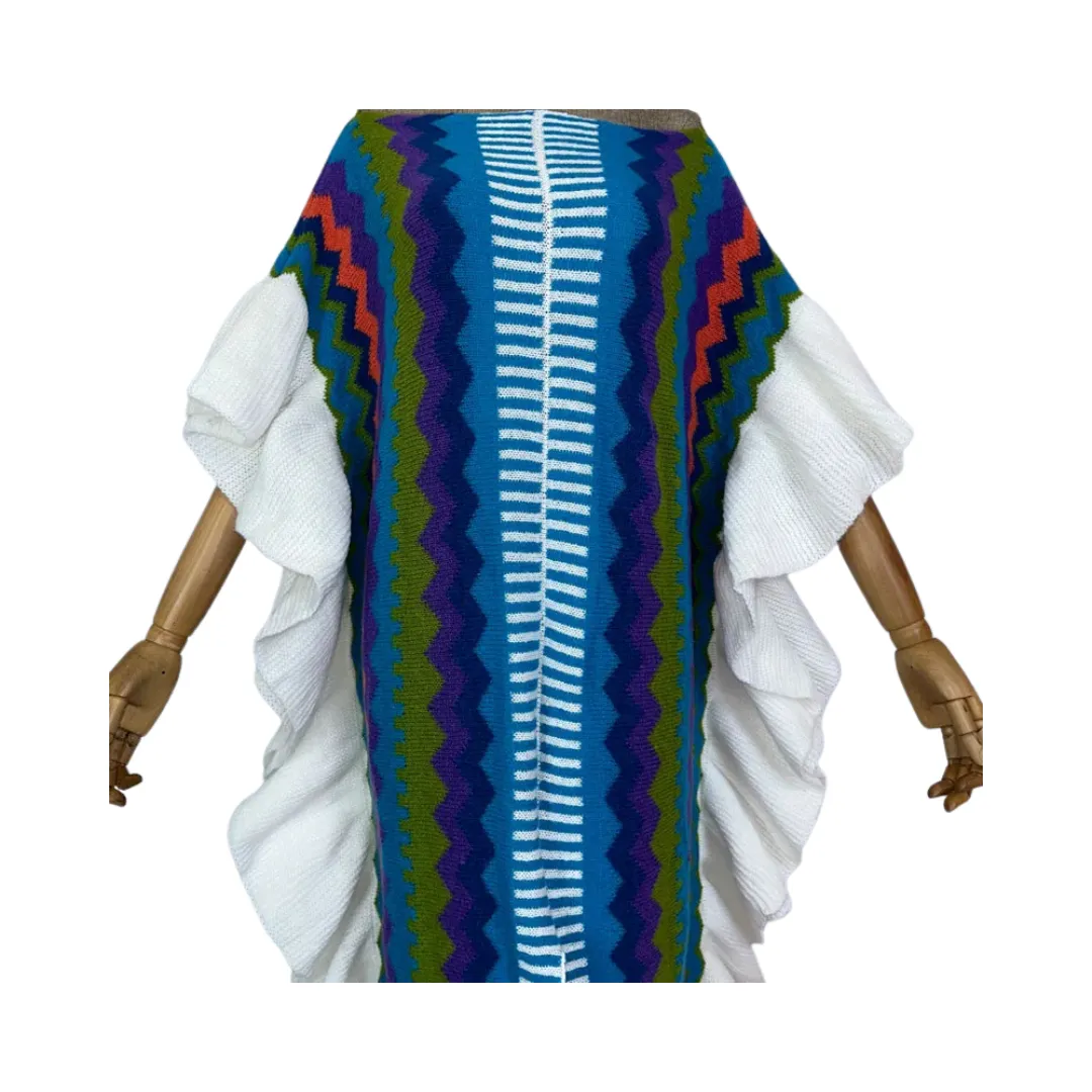 Pre Order: Ruffled Knit Kaftan Dress - WINI