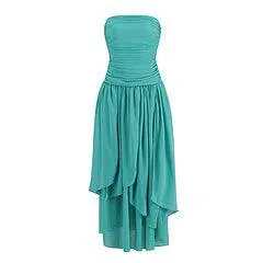 Susie Strapless Pleated Open Back Maxi Dress