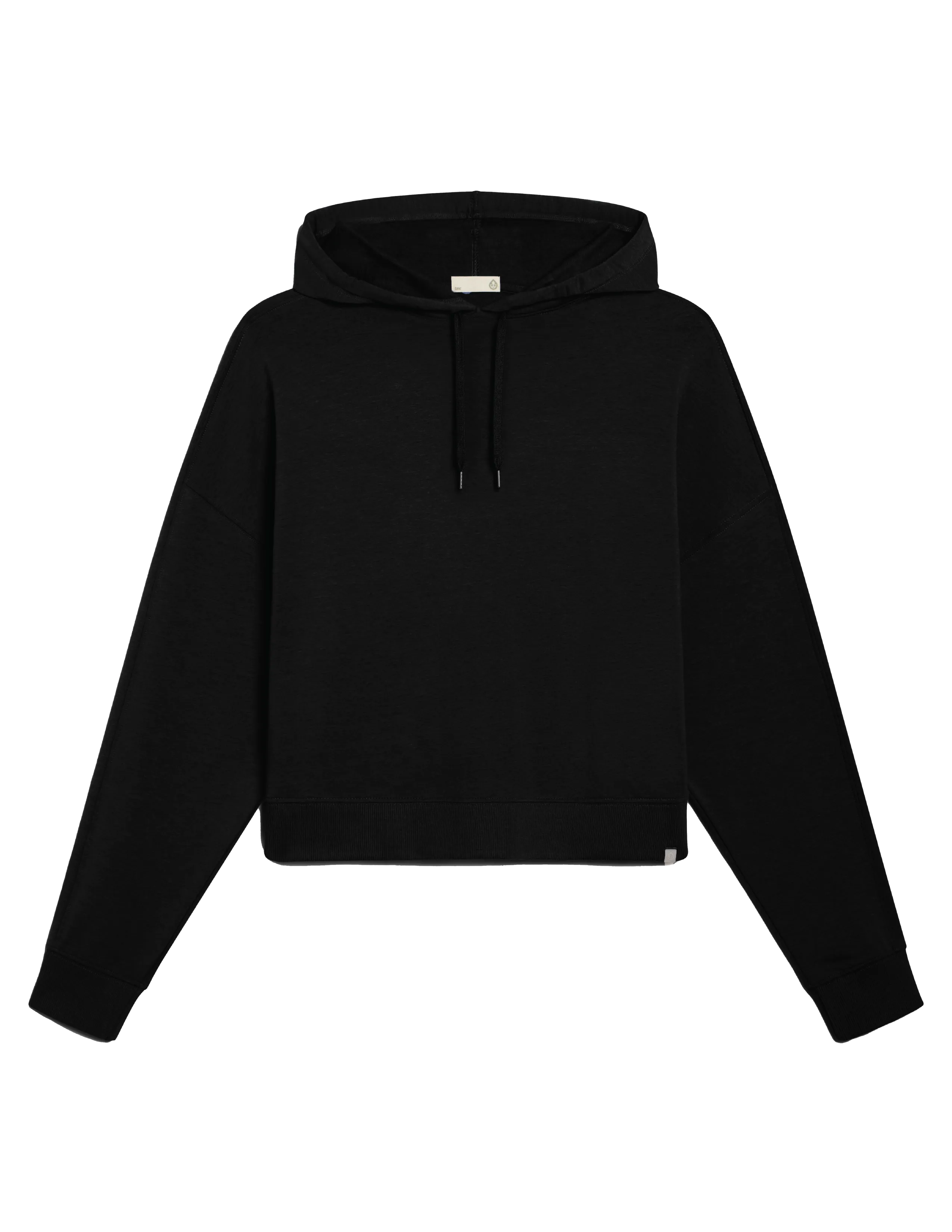 tasc Performance Women's Studio Fleece Hoodie in Black