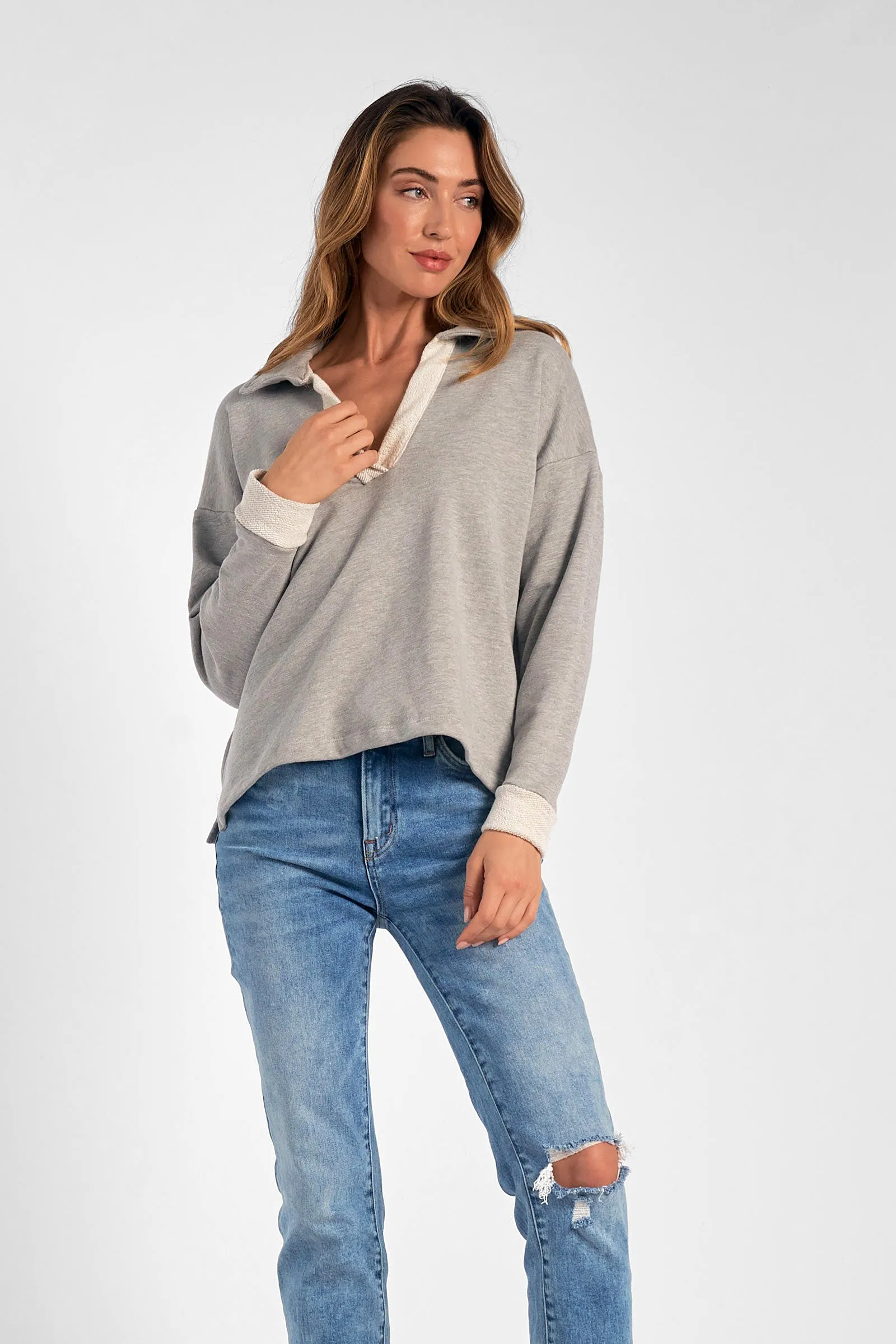 The Bailee Collared Pullover