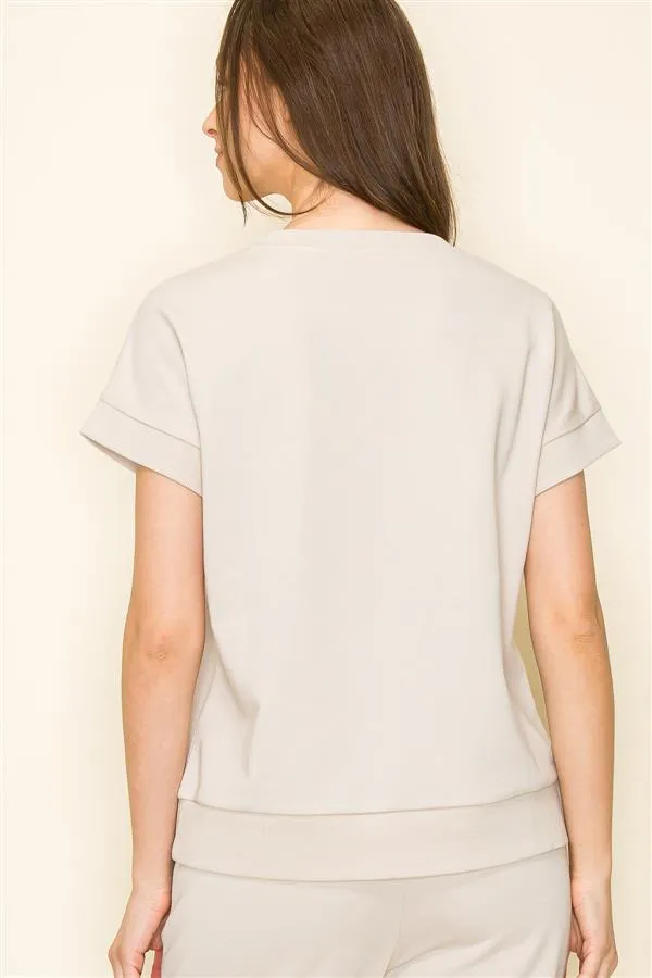 The Isabel Short Sleeve Sweatshirt