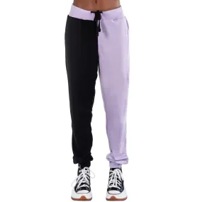 Two Tone Purple Black Sweatpants