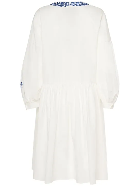 Weekend Max Mara   Dirce cotton poplin mini dress 