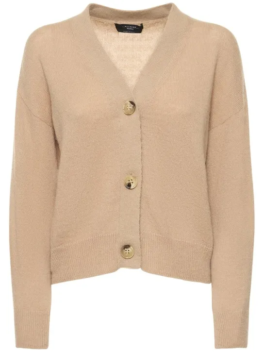 Weekend Max Mara   Oblio mohair blend knit cardigan 