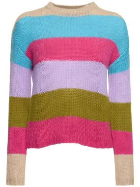 Weekend Max Mara   Palco striped cashmere knit sweater 