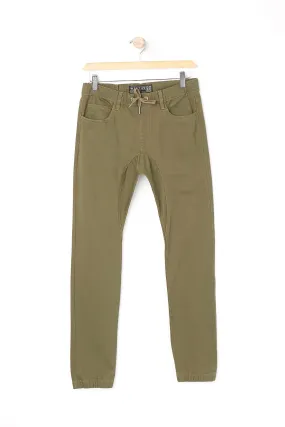 West 49 Youth Dark Green Drop Drawstring Jogger