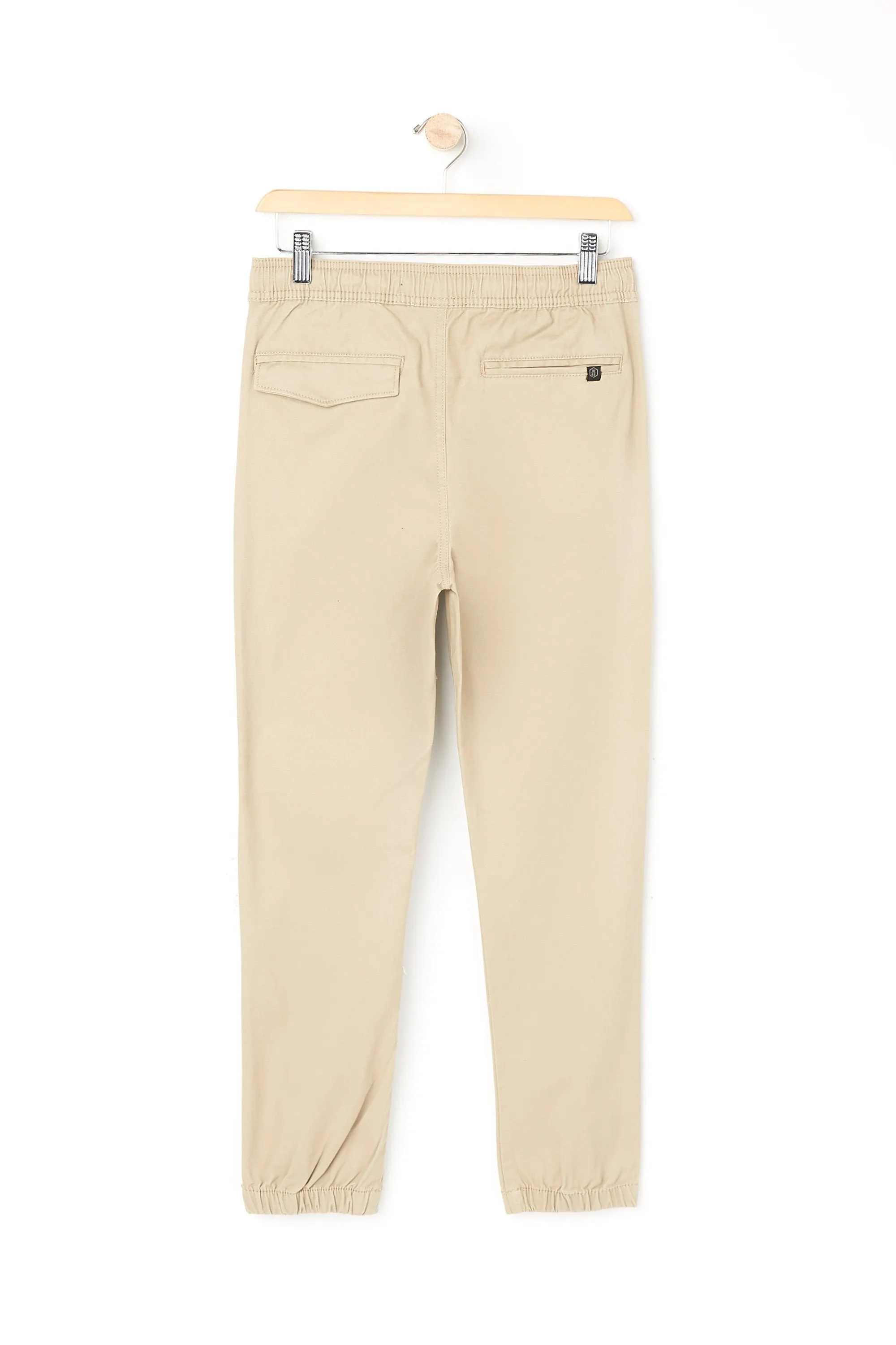 West 49 Youth Khaki Drawstring Cuff Jogger