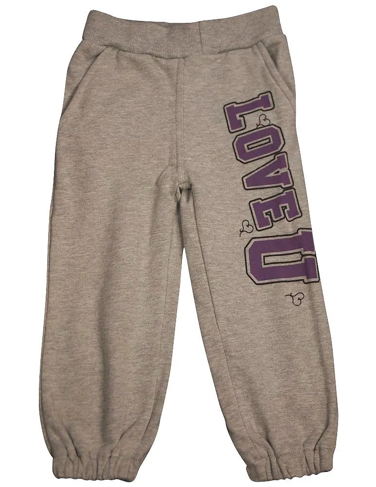 Wild Mango Girls Sweat Pants Sizes 4 - 7 - Athletic Fashion Sweatpants, 32126